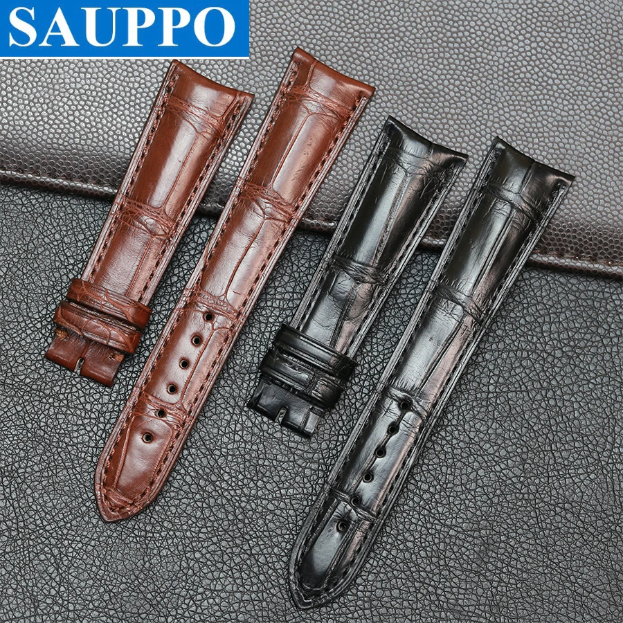 SAUPPO Crocodile Skin Leather Watchbands Watch Accessories Genuine Leather Watch Strap suitable For Ulysse Nardin Classico 20mm
SAUPPO Crocodile Skin Leather Watchbands Watch Accessories Genuine Leather Watch Strap suitable For Ulysse Nardin Classico 20mm