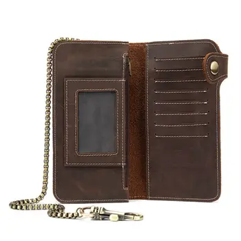 2019 Anti-Theft Chain Fashion Male Wallet Purse Men's Leather Long Clutch Wallet Credit Card Bifold Holder Purse
2019 Anti-Theft Chain Fashion Male Wallet Purse Men's Leather Long Clutch Wallet Credit Card Bifold Holder Purse