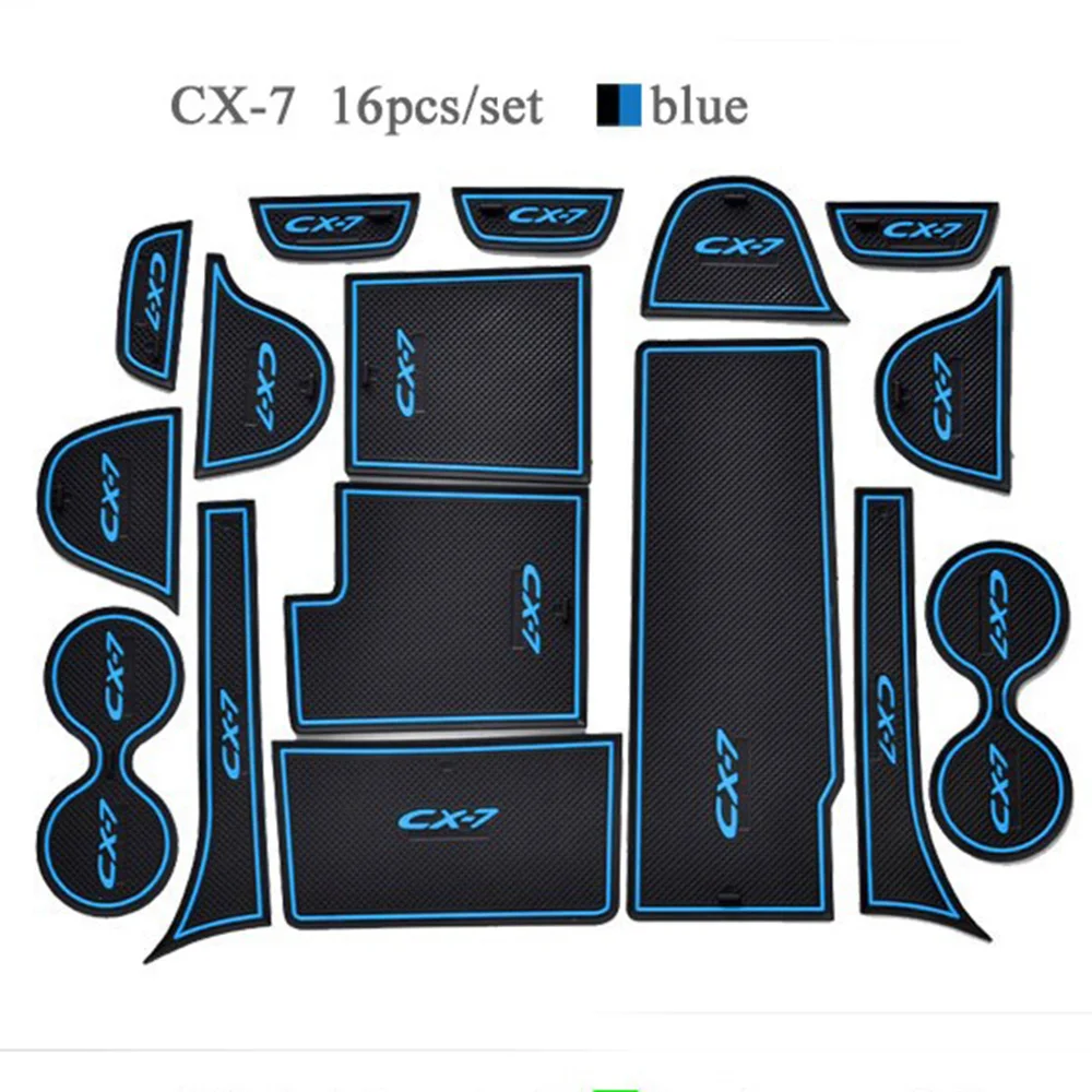 16pcs/set For Mazda CX-7 CX7 CX 7 Car Accessories, Auto 3D Rubber Mat Non-slip Interior Cup Pad Door Groove Mat car styling
16pcs/set For Mazda CX-7 CX7 CX 7 Car Accessories, Auto 3D Rubber Mat Non-slip Interior Cup Pad Door Groove Mat car styling