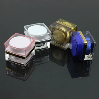 5g/ml square cream bottle Cosmetics Packing box Acrylic cream bottle Cosmetic Packaging Containers cosmetic jar 200pcs/lot
5g/ml square cream bottle Cosmetics Packing box Acrylic cream bottle Cosmetic Packaging Containers cosmetic jar 200pcs/lot