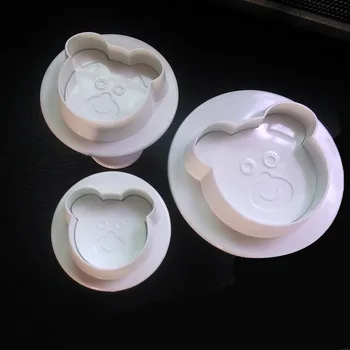 Mijiang 3pcs/set Cute Bear Plastic Fondant Cutters Cake Mold Pastry Biscuit Cookie Cutter DIY Baking Decorating Tools ZN2069
Mijiang 3pcs/set Cute Bear Plastic Fondant Cutters Cake Mold Pastry Biscuit Cookie Cutter DIY Baking Decorating Tools ZN2069