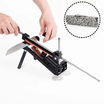 Professional Knife Sharpener Kitchen Blade Fix-angle Sharpening Tool with 4 Stones
Professional Knife Sharpener Kitchen Blade Fix-angle Sharpening Tool with 4 Stones