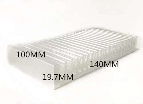 Electronic heat sinks/ Heat sink/Aluminum/Computer case heatsink/140*19.7-100 High heat sink.Heatsink chassis
Electronic heat sinks/ Heat sink/Aluminum/Computer case heatsink/140*19.7-100 High heat sink.Heatsink chassis