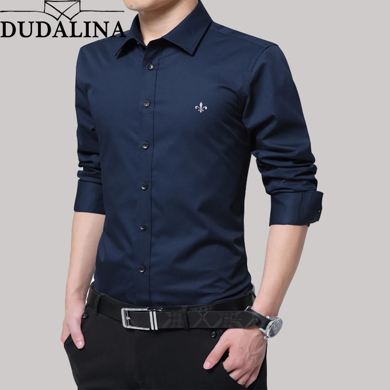 Dudalina Shirt Men No Pocket 2020 Long Sleeve Male Shirt Cotton Casual High Quality Business Man Shirts Slim Fit Designer Dress
Dudalina Shirt Men No Pocket 2020 Long Sleeve Male Shirt Cotton Casual High Quality Business Man Shirts Slim Fit Designer Dress