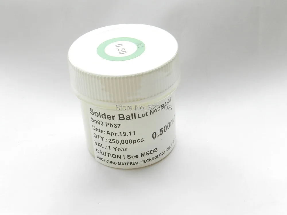 Free shopping 0.5mm PMTC have solder ball BGA-sik tin tables 250K / Bottle
Free shopping 0.5mm PMTC have solder ball BGA-sik tin tables 250K / Bottle