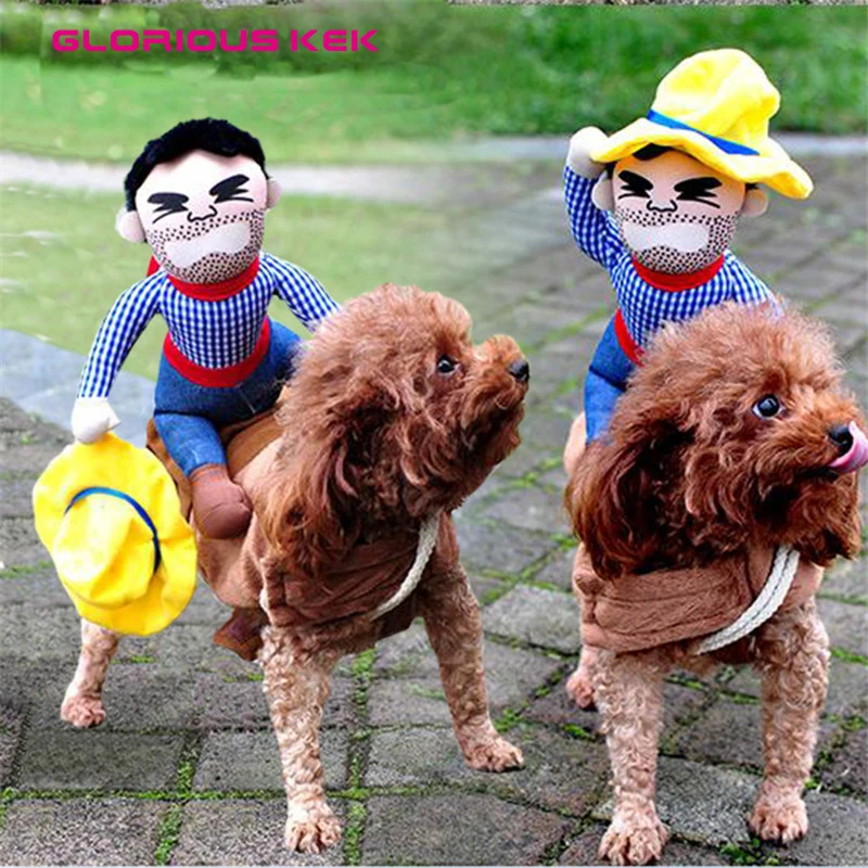 GLORIOUS KEK Riding Horse Dog Costume Novelty Funny Halloween Party Pet Dog Costume Large Dog Clothes Cowboy Dog Clothing S-XL
GLORIOUS KEK Riding Horse Dog Costume Novelty Funny Halloween Party Pet Dog Costume Large Dog Clothes Cowboy Dog Clothing S-XL