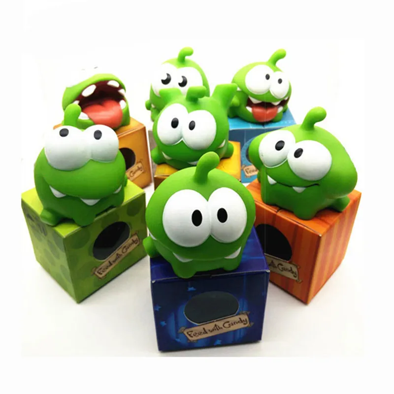 7pcs kawaii Vinyl Glue Rubber Cartoon Doll Phone Game Cut The Rope Frogs OM NOM Candy Gulping Monster Bath Toy Figure
7pcs kawaii Vinyl Glue Rubber Cartoon Doll Phone Game Cut The Rope Frogs OM NOM Candy Gulping Monster Bath Toy Figure
