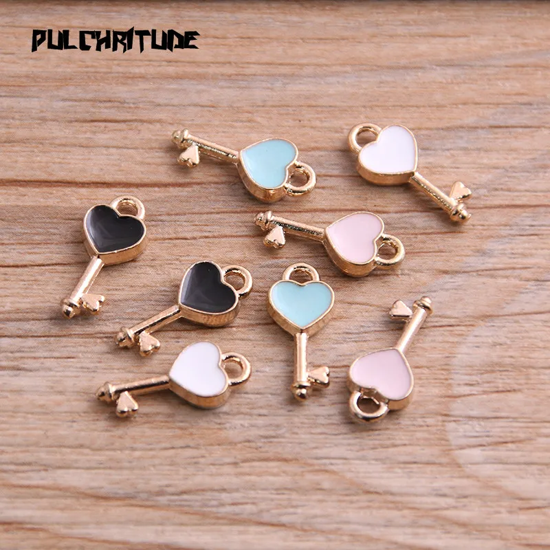 PULCHRITUDE 12pcs 7*16mm Four Color Alloy Metal Drop Oil Small Key Charms Pendant For DIY Bracelet Necklace Jewelry Making
PULCHRITUDE 12pcs 7*16mm Four Color Alloy Metal Drop Oil Small Key Charms Pendant For DIY Bracelet Necklace Jewelry Making