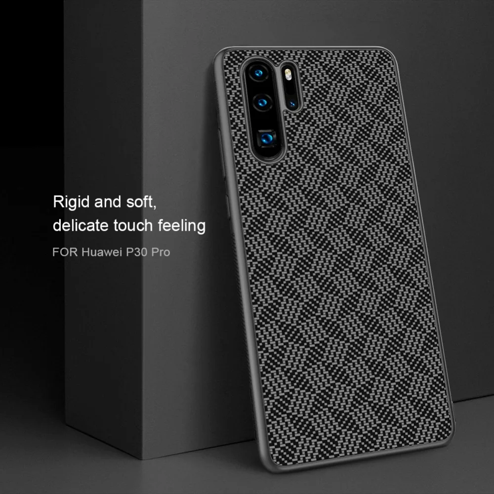 For Huawei P30 Pro Case NILLKIN Plaid Synthetic Fiber Phone Case For huawei p30 pro Carbon PP Plastic Back Cover
For Huawei P30 Pro Case NILLKIN Plaid Synthetic Fiber Phone Case For huawei p30 pro Carbon PP Plastic Back Cover