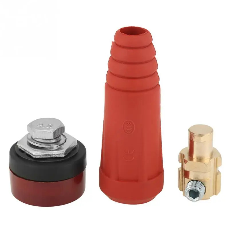 Welding Machine Cable Connector Plug Adaptor Welding Rapid Connector DKJ35-50 Red Quick Fitting Cable Connector Plug Socket
Welding Machine Cable Connector Plug Adaptor Welding Rapid Connector DKJ35-50 Red Quick Fitting Cable Connector Plug Socket