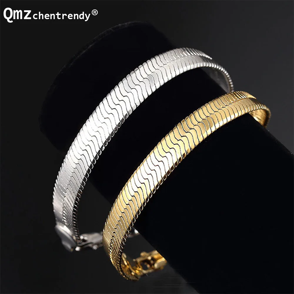 Mens High Quality Copper Alloy Hip hop Herringbone Chain bracelets bangles Men Surgical Fashion Keel Fish Bone Bracelet jewelry
Mens High Quality Copper Alloy Hip hop Herringbone Chain bracelets bangles Men Surgical Fashion Keel Fish Bone Bracelet jewelry