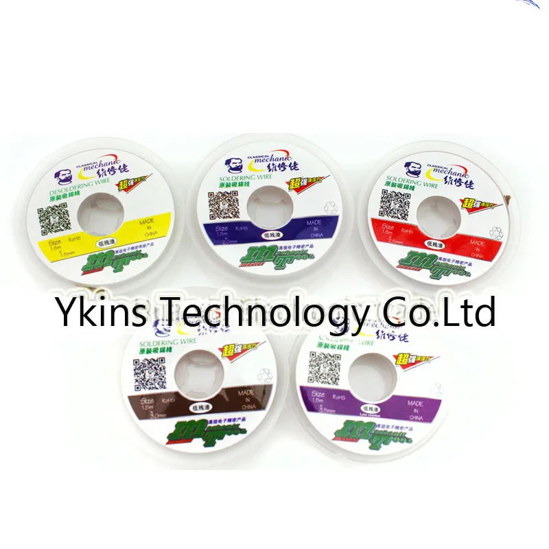Free Shipping 5 pcs/lot MECHANIC BGA Desoldering Braid wire Soldering Accessories for Solder wick Remove Solder
Free Shipping 5 pcs/lot MECHANIC BGA Desoldering Braid wire Soldering Accessories for Solder wick Remove Solder