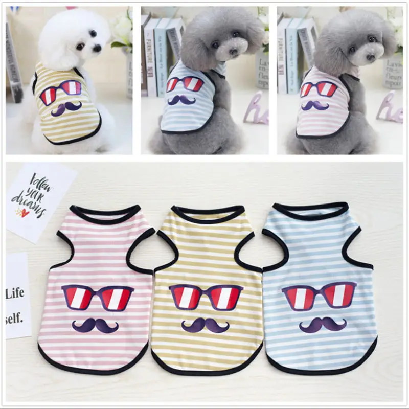 Cheap Small Dog Clothes Summer Spring Cartoon Pet Dog Cat Shirt Cute Yorkshire Terrier T-shirt Breathable Pet Vest
Cheap Small Dog Clothes Summer Spring Cartoon Pet Dog Cat Shirt Cute Yorkshire Terrier T-shirt Breathable Pet Vest