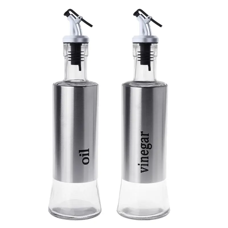 300ML Oil Dispenser Bottle with Funnel Stainless Steel Oil Pourer Dispensing Bottles Oil Vinegar Sauce Bottle
300ML Oil Dispenser Bottle with Funnel Stainless Steel Oil Pourer Dispensing Bottles Oil Vinegar Sauce Bottle