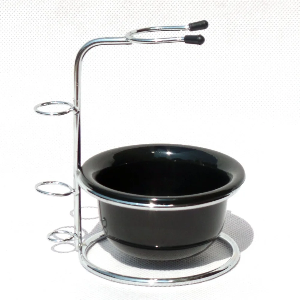 4 шт./компл. щетка для бритья металлическая подставка акриловая чаша с прямым