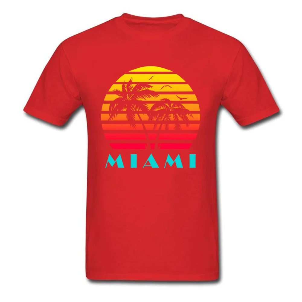 Miami 80s Sunset_red