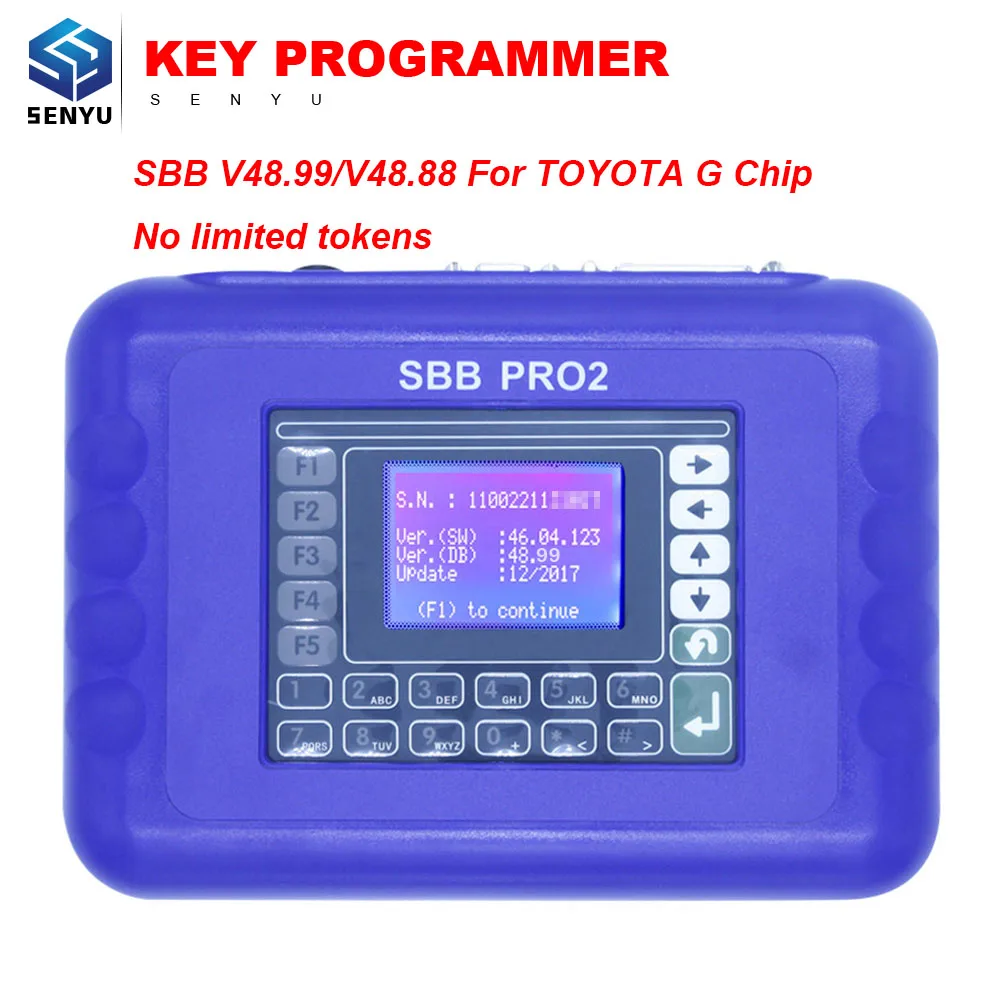 SBB PRO2 Pro2 V48.99 V48.88 OBDII Key Programmer For Toyota G Chip PIN Code Reader without limited tokens Better than ZEEBULL
SBB PRO2 Pro2 V48.99 V48.88 OBDII Key Programmer For Toyota G Chip PIN Code Reader without limited tokens Better than ZEEBULL