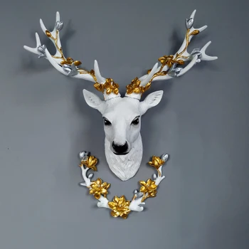 Wild animal deer Creative pendant wealth moose wall decoration three-dimensional background wall decoration personality cattle
Wild animal deer Creative pendant wealth moose wall decoration three-dimensional background wall decoration personality cattle
