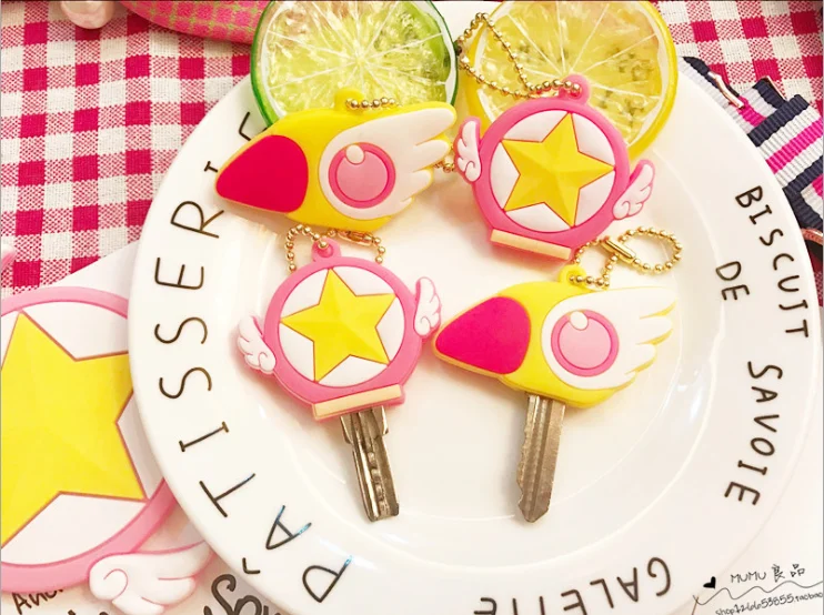 HOT NEW Japanese Anime Kinomoto Sakura Card Captor Sakura Action Figure printed sakura Magic Pendant KeyChain Necklace Doll Toy
HOT NEW Japanese Anime Kinomoto Sakura Card Captor Sakura Action Figure printed sakura Magic Pendant KeyChain Necklace Doll Toy