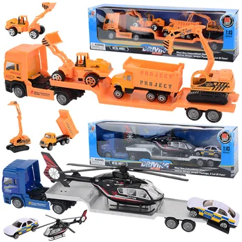 1:43 Alloy Engineering Truck Suit Children's Toys Engineering Vehicles Model Car Toys Transport Model Truck Gift For Children
1:43 Alloy Engineering Truck Suit Children's Toys Engineering Vehicles Model Car Toys Transport Model Truck Gift For Children