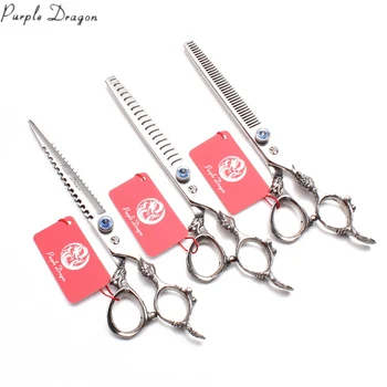 Professional Pet Scissors 7" Purple Dragon JP 440C Cat Straight Scissors Thinninng Shears Dog Grooming Kit Animal Scissors Z9109
Professional Pet Scissors 7" Purple Dragon JP 440C Cat Straight Scissors Thinninng Shears Dog Grooming Kit Animal Scissors Z9109