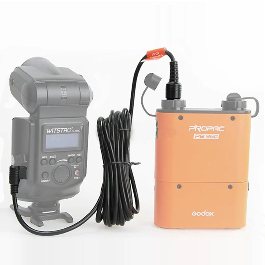 Godox Flash accessory AD-S14 Length Extension Power Cable Cord 5m/16.4ft for Godox Witstro Flash AD180 AD360 AD360II
Godox Flash accessory AD-S14 Length Extension Power Cable Cord 5m/16.4ft for Godox Witstro Flash AD180 AD360 AD360II