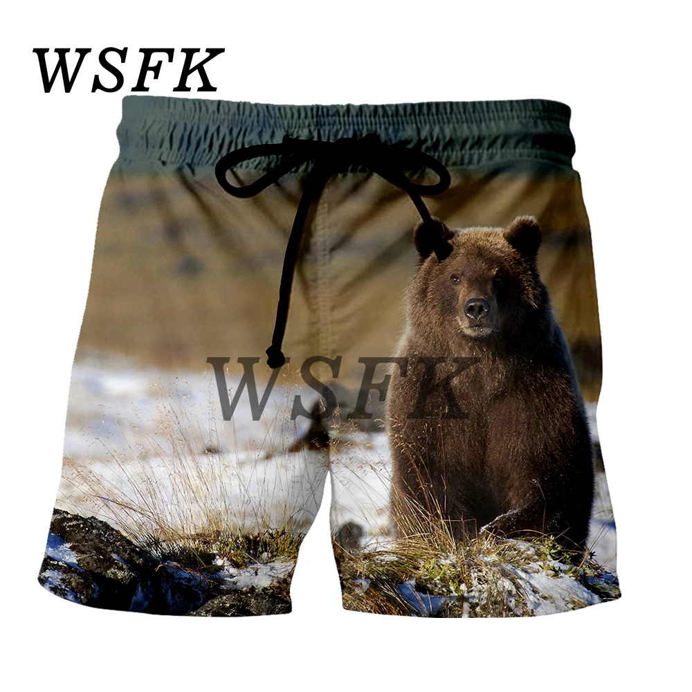 WSFK Men's short homme ete casual short homme animal bear 3D printed shorts summer shorts large size shorts men
WSFK Men's short homme ete casual short homme animal bear 3D printed shorts summer shorts large size shorts men