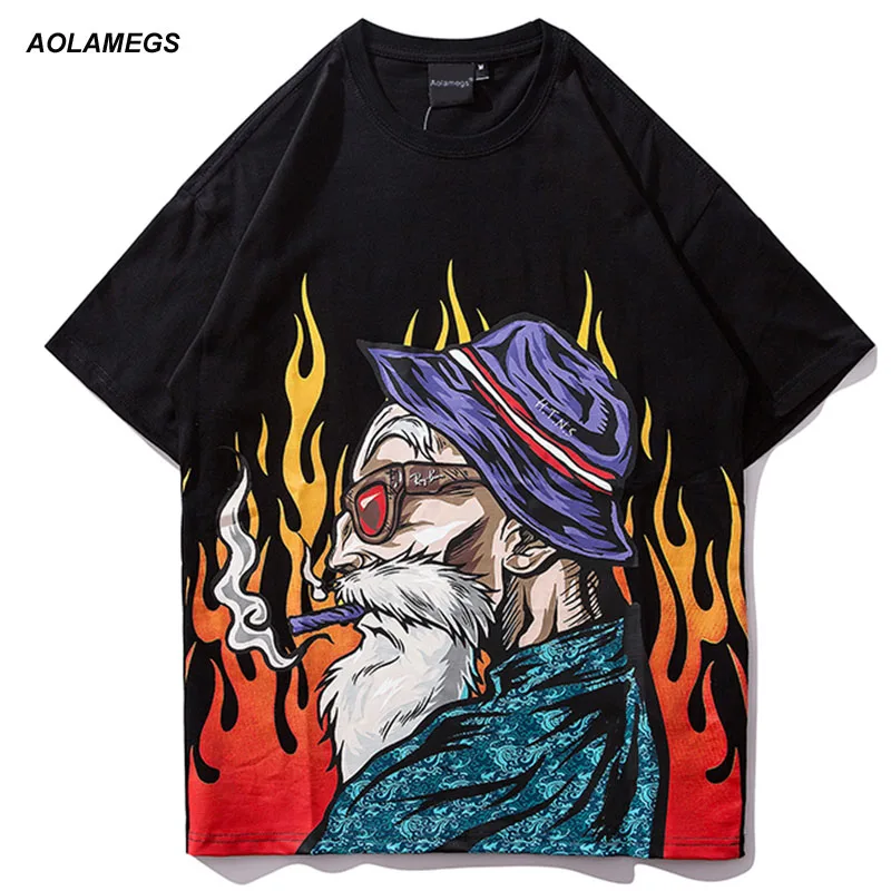 Aolamegs Men T Shirt Printed Japanese Men's Tee Shirts O-neck T Shirt Short Sleeve Fashion High Street Tees Streetwear Couple
Aolamegs Men T Shirt Printed Japanese Men's Tee Shirts O-neck T Shirt Short Sleeve Fashion High Street Tees Streetwear Couple