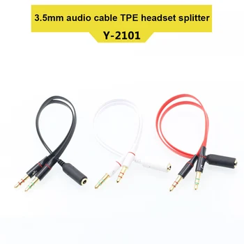 Multimedia Audio Split Cable 3.5mm Dual 2 Male to Female Plug Jack Stereo Audio Mic Y Splitter Cable 8899
Multimedia Audio Split Cable 3.5mm Dual 2 Male to Female Plug Jack Stereo Audio Mic Y Splitter Cable 8899
