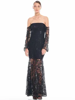 fashion dress sexy women Full Backless Slash Neck Off the Shoulder sequined celebrity body con evening party dresses wholesale
fashion dress sexy women Full Backless Slash Neck Off the Shoulder sequined celebrity body con evening party dresses wholesale