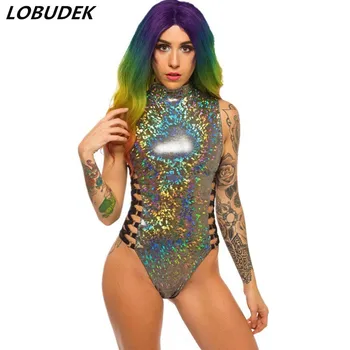 Colorful Bandage Bodysuit Sexy Nightclub DJ Female Singer DS Costume Bar Party Dance Team Pole Dancing Performance Stage Wear
Colorful Bandage Bodysuit Sexy Nightclub DJ Female Singer DS Costume Bar Party Dance Team Pole Dancing Performance Stage Wear