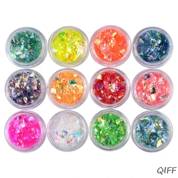 12 box/set Manicure Shell Cellophane Colorful Candy Aurora Papers Hard Epoxy Filling Nail Polish Adhesive Decorative Dotted
12 box/set Manicure Shell Cellophane Colorful Candy Aurora Papers Hard Epoxy Filling Nail Polish Adhesive Decorative Dotted