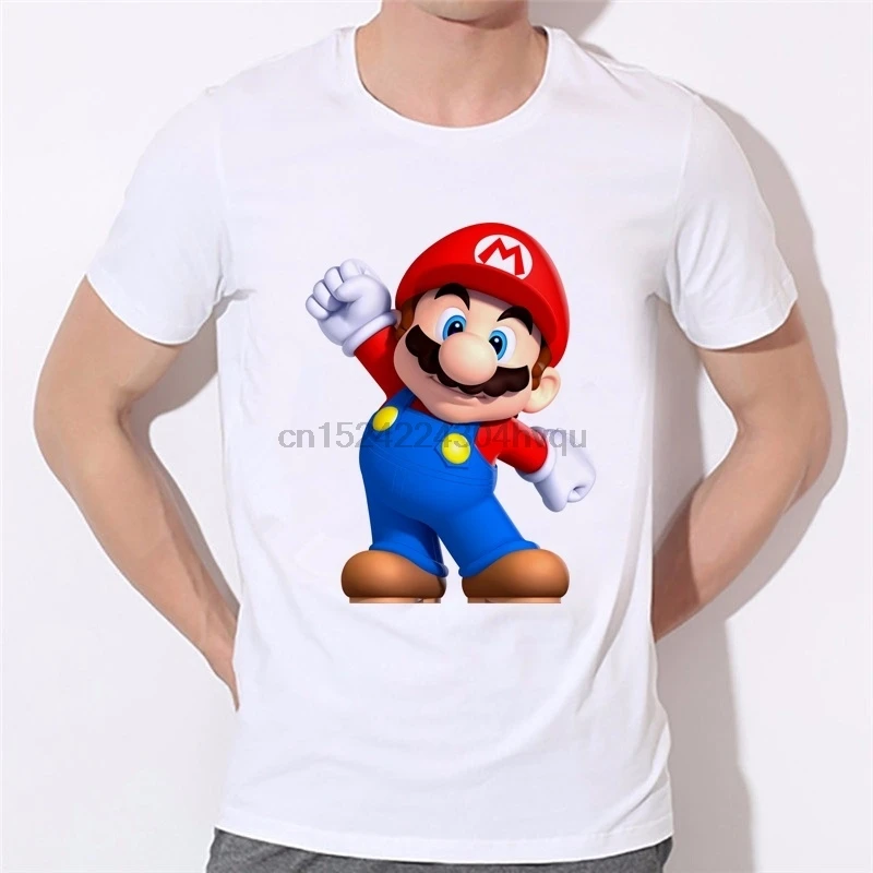 Super Mario T-shirt Men T-shirt Boy Super Mario Bros Tee Shirt Trend Loose for Men Customizable women tshirt
Super Mario T-shirt Men T-shirt Boy Super Mario Bros Tee Shirt Trend Loose for Men Customizable women tshirt