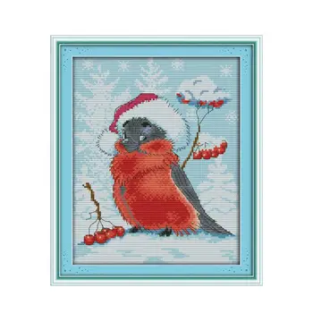 Christmas Gifts 11CT 14CT Printed Embroidery Cross Stitch Handmade DIY Christmas Bird Animal Pattern Embroidery
Christmas Gifts 11CT 14CT Printed Embroidery Cross Stitch Handmade DIY Christmas Bird Animal Pattern Embroidery