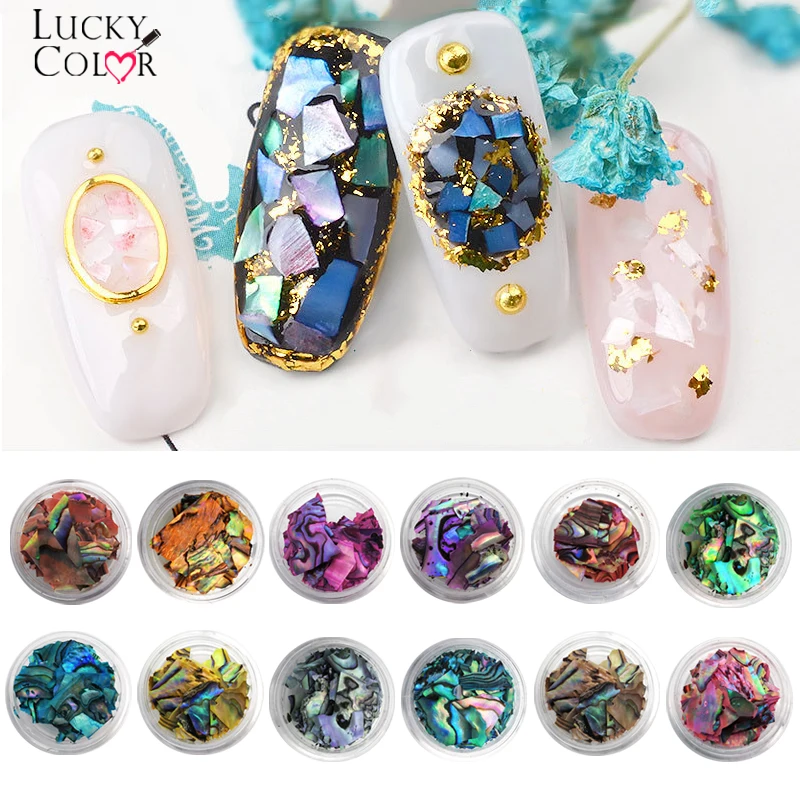 12 Colors/Set Irregular Natural Shell Abalone Pieces Nail Art Decoration Decals products Manicure 3D Sequins Flake Charm Tool
12 Colors/Set Irregular Natural Shell Abalone Pieces Nail Art Decoration Decals products Manicure 3D Sequins Flake Charm Tool