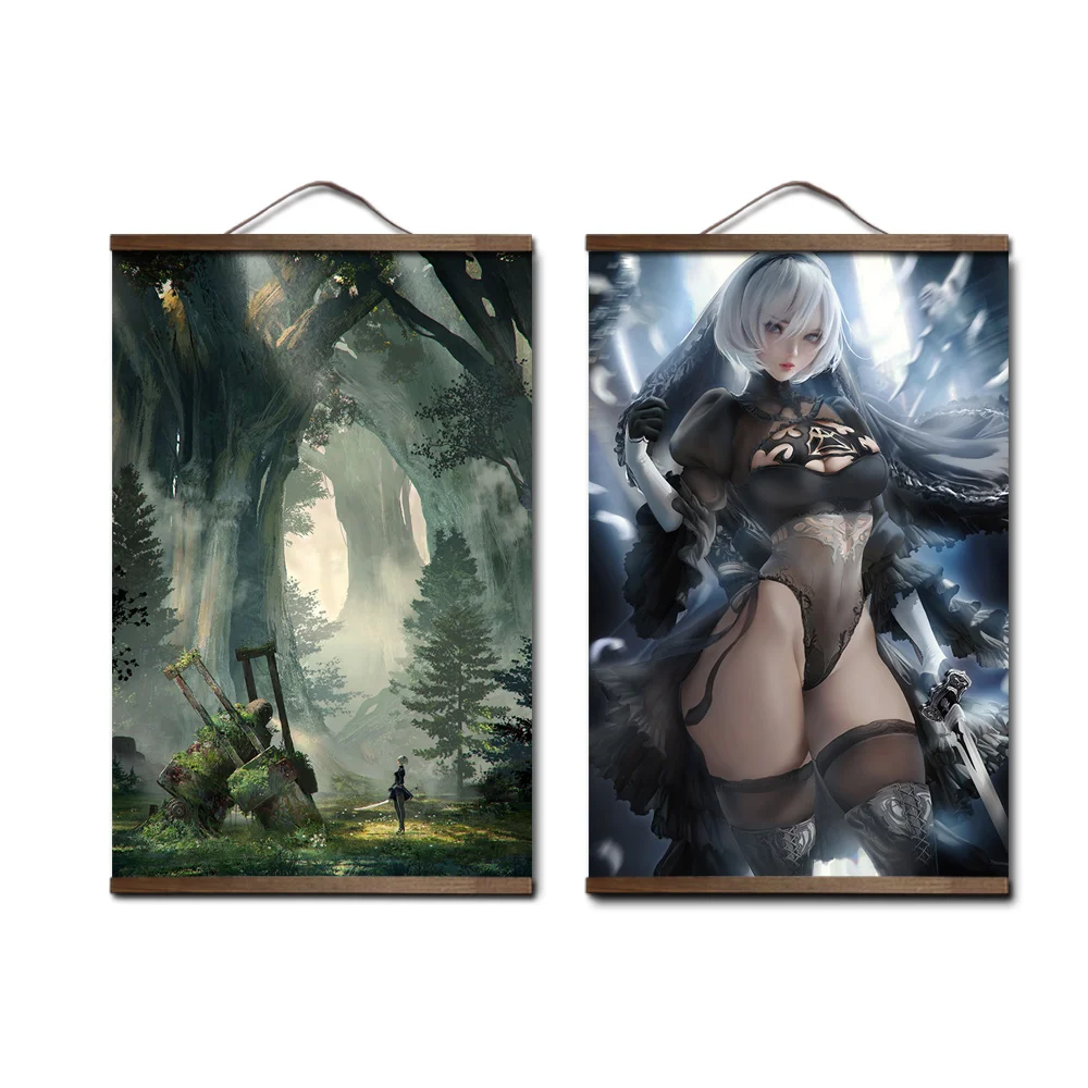 NieR:Automata game poster for HD canvas posters interior decoration painting with solid wood hanging scroll Sale-Seller
NieR:Automata game poster for HD canvas posters interior decoration painting with solid wood hanging scroll Sale-Seller