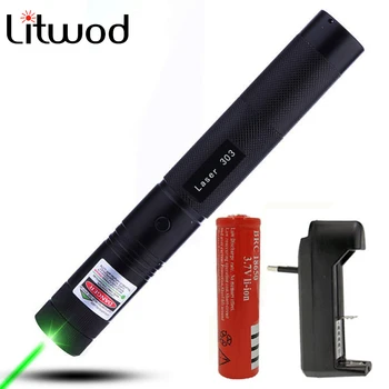 

Turning Team Watch Laser Pointer Pen 532nm 5mw Green 303 Color Light Litwod 2 Safe Key Use 18650 Battery Z90 Powerful Right