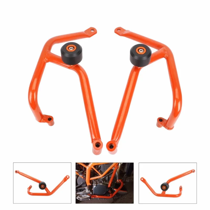 Motorcycle Crash Bars Frame Protector Protection Guard For KTM Duke 200 2013 2014 2015 2016 Orange Color
Motorcycle Crash Bars Frame Protector Protection Guard For KTM Duke 200 2013 2014 2015 2016 Orange Color