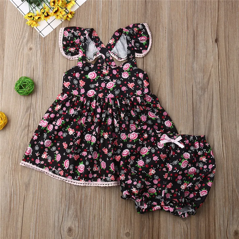 1-6Y Pretty Kids Baby Girls Flower Sets Lace Fly Sleeve Tops Dress Big Bow Sundress+Shorts 2Pcs Floral Princess Girls Outfits
1-6Y Pretty Kids Baby Girls Flower Sets Lace Fly Sleeve Tops Dress Big Bow Sundress+Shorts 2Pcs Floral Princess Girls Outfits
