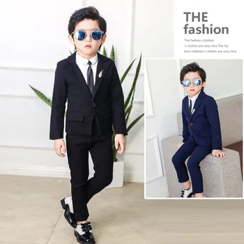 New Children Suit Baby Boys Suits Kids Boy Blazer Boys Formal Suit For Weddings Boys Clothes Set Jackets + Pants 2pcs 4-12Y
New Children Suit Baby Boys Suits Kids Boy Blazer Boys Formal Suit For Weddings Boys Clothes Set Jackets + Pants 2pcs 4-12Y