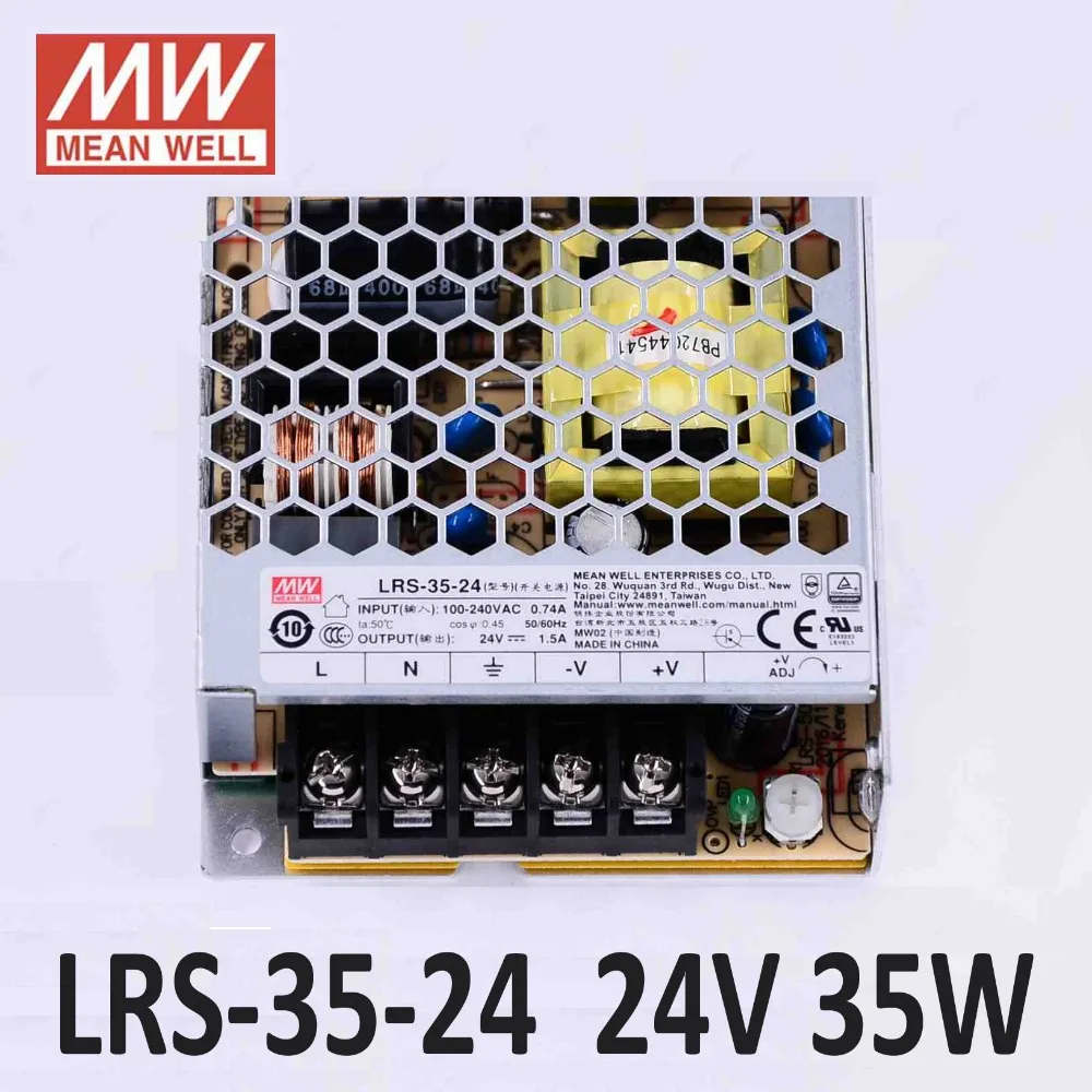 Hot sale Meanwell LRS switch power supply 90-132V/180-264V AC to 5V/12V/24V/36V/48V DC LRS-35 single output 35W power supply
Hot sale Meanwell LRS switch power supply 90-132V/180-264V AC to 5V/12V/24V/36V/48V DC LRS-35 single output 35W power supply