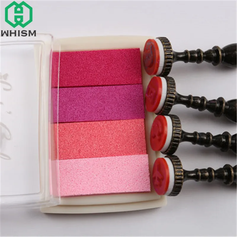 WHISM Multicolour Inkpad Gradient Color Ink Pad DIY Stamp Decoration Fingerprint Colorful Inkpad Stamps Scrapbooking Accessories
WHISM Multicolour Inkpad Gradient Color Ink Pad DIY Stamp Decoration Fingerprint Colorful Inkpad Stamps Scrapbooking Accessories