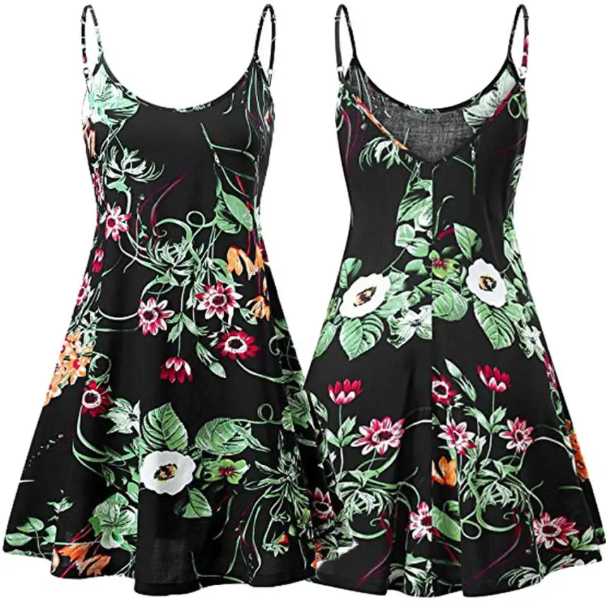 KANCOOLD dress new high quality Vintage Printed Sleeveless Strappy Dress Summer Beach Swing Camis dress women AP25
KANCOOLD dress new high quality Vintage Printed Sleeveless Strappy Dress Summer Beach Swing Camis dress women AP25