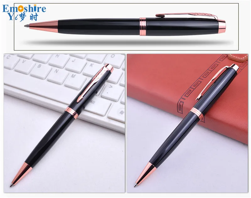 Emoshire Signature pen advertising gift wholesale Office stationery advertising pen custom logo pen Gift pen metal ballpoint pen (13)