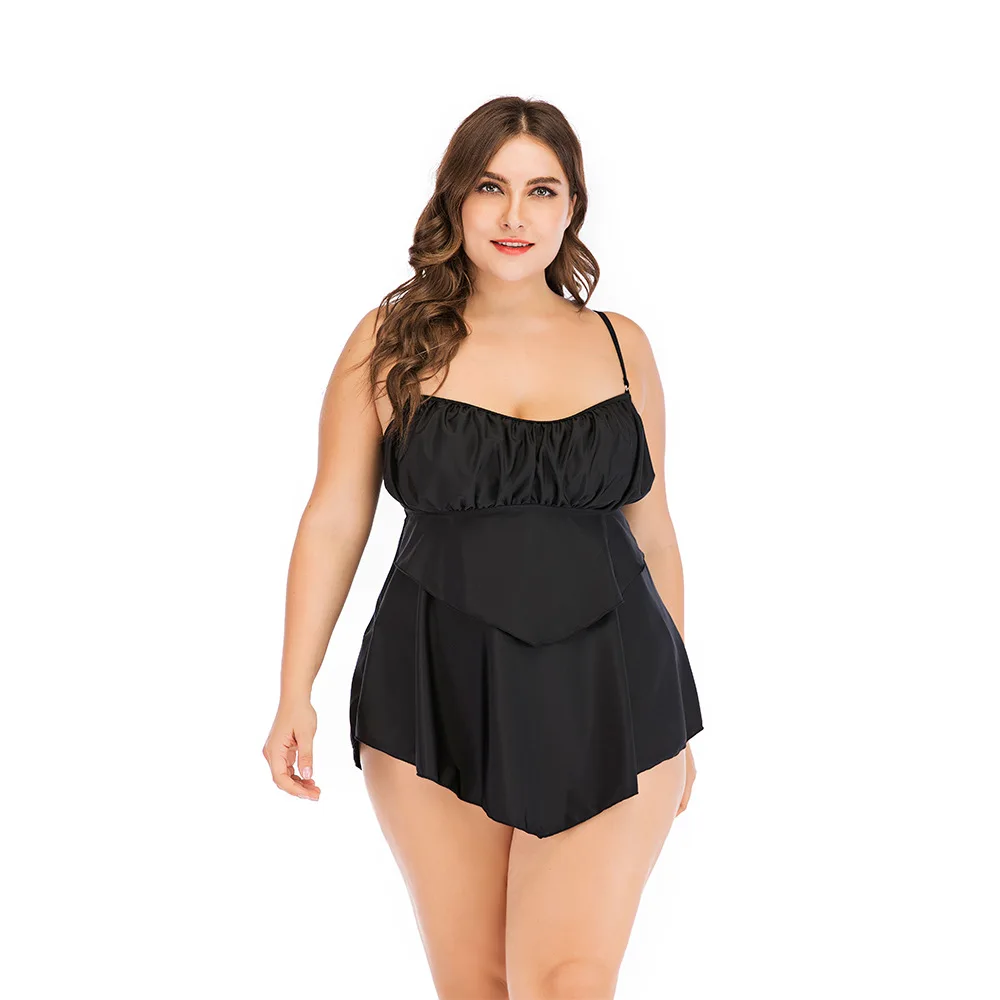Plus Size Women One Piece Black Double Ruffle Retro Swimsuit Bathing Suit Swimwear Summer Cover Monokini Tankini Large Swimwear
Plus Size Women One Piece Black Double Ruffle Retro Swimsuit Bathing Suit Swimwear Summer Cover Monokini Tankini Large Swimwear