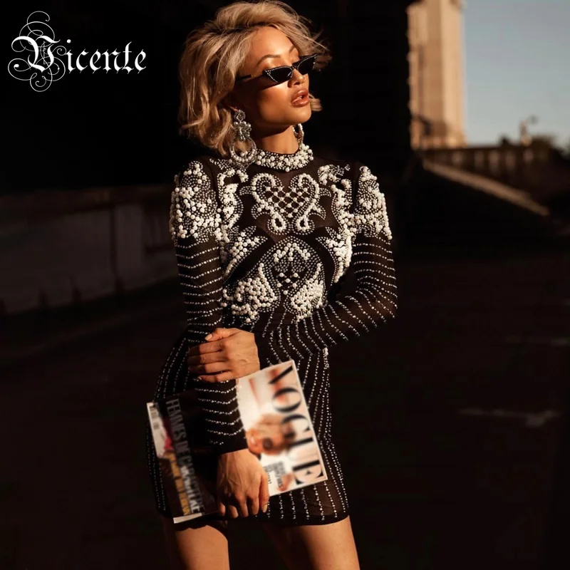 Vicente All Free Shipping 2019 New Luxe Pearls Design Long Sleeves 3 Pieces Black Dress Celebrity Party Club Bandage Mini Dress
Vicente All Free Shipping 2019 New Luxe Pearls Design Long Sleeves 3 Pieces Black Dress Celebrity Party Club Bandage Mini Dress