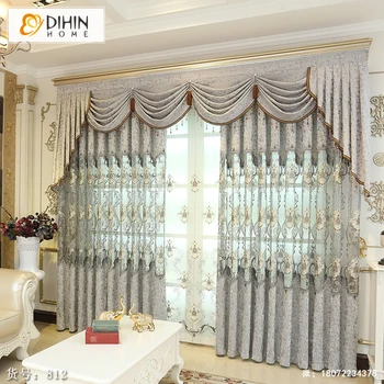 DINHIN HOME Embroidered Window Curtains For Living Room High Quality Curtain Treatment
DINHIN HOME Embroidered Window Curtains For Living Room High Quality Curtain Treatment