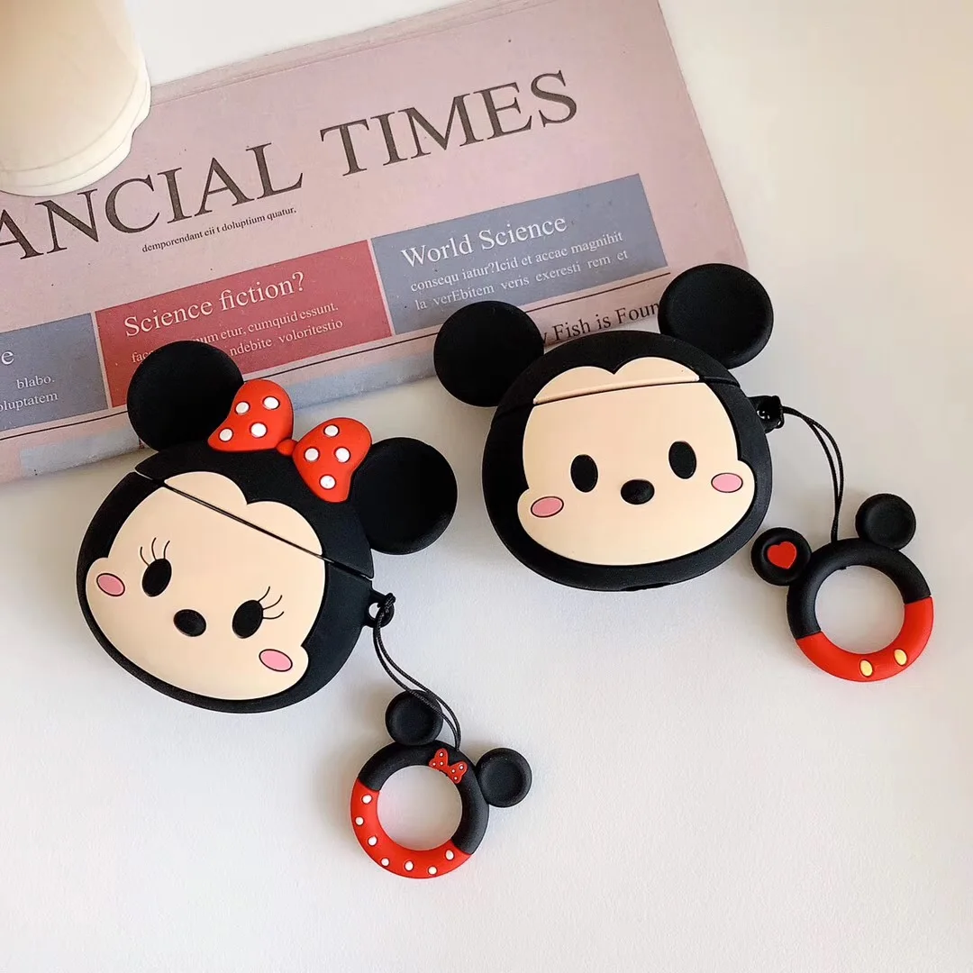 3D cartoon Mickey Minnie Soft Silicone Earphone Case For Apple AirPods 1 2 Protection Wirele Bluetooth Headset Cover
3D cartoon Mickey Minnie Soft Silicone Earphone Case For Apple AirPods 1 2 Protection Wirele Bluetooth Headset Cover