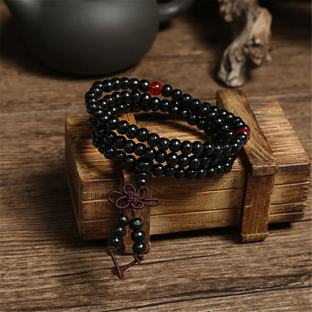 Black 6mm Natural Sandalwood Bracelets & Bangles For Women Buddhist Buddha Wood Prayer Bead Mala Unisex Men Jewelry Bijoux A245
Black 6mm Natural Sandalwood Bracelets & Bangles For Women Buddhist Buddha Wood Prayer Bead Mala Unisex Men Jewelry Bijoux A245