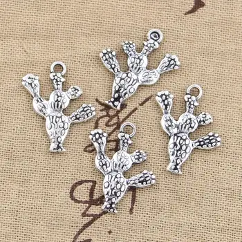 

6pcs Charms Cactus Desert 23x20mm Antique Making Pendant fit,Vintage Tibetan Silver color,DIY Handmade Jewelry